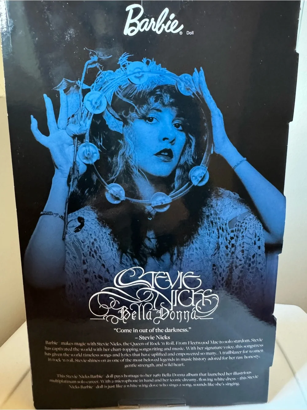 Stevie Nicks Bella Donna Barbie Doll in Draped Gown